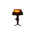 Lampa ostrzegawcza HOR 110B, diodowa 12/24 V (wersja na trzpień, tryb rotacyjny)